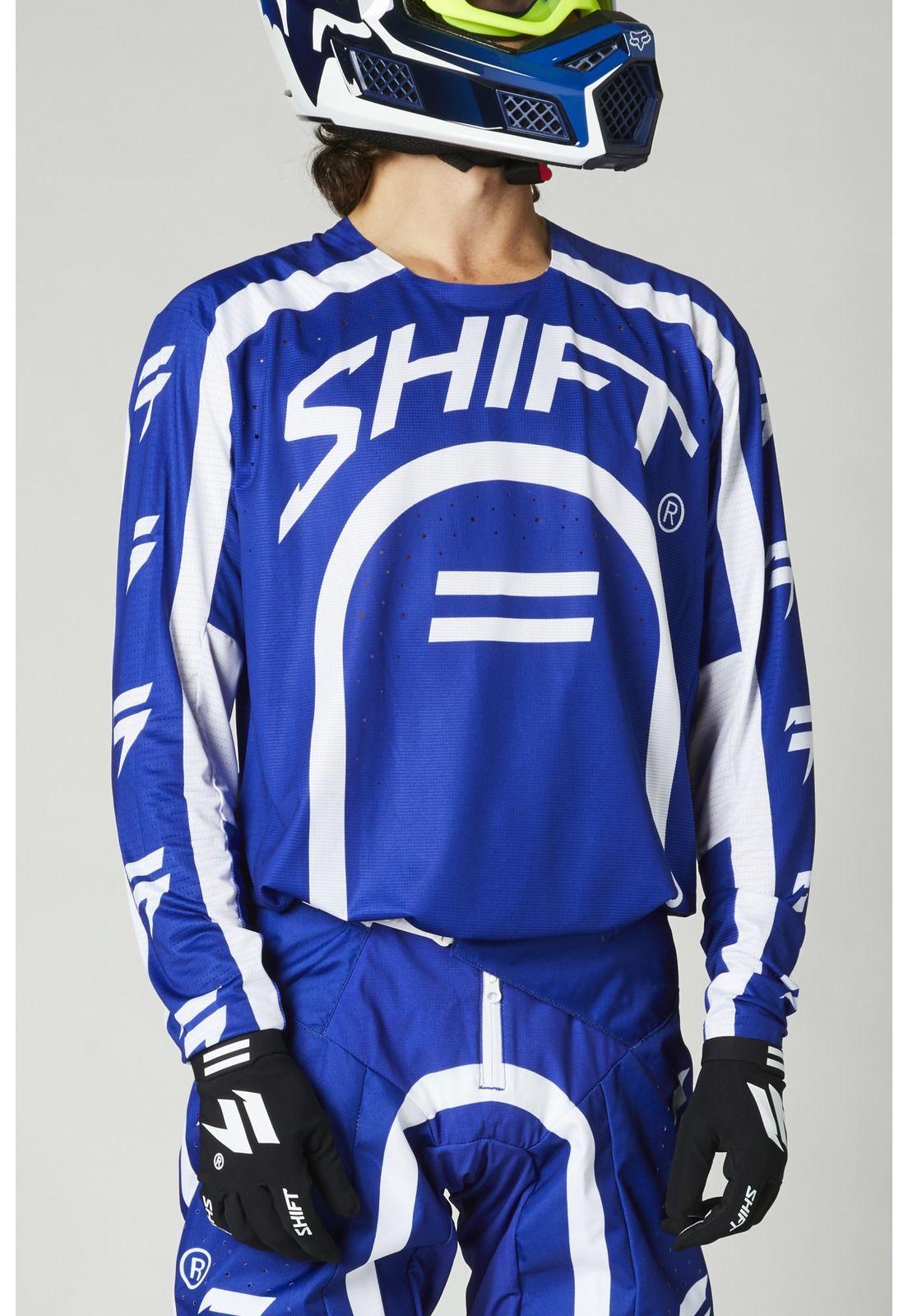 Polera Moto 3Lack Label Curv Azul Shift-2