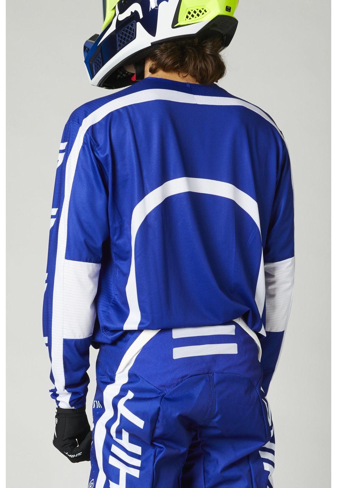 Polera Moto 3Lack Label Curv Azul Shift-4