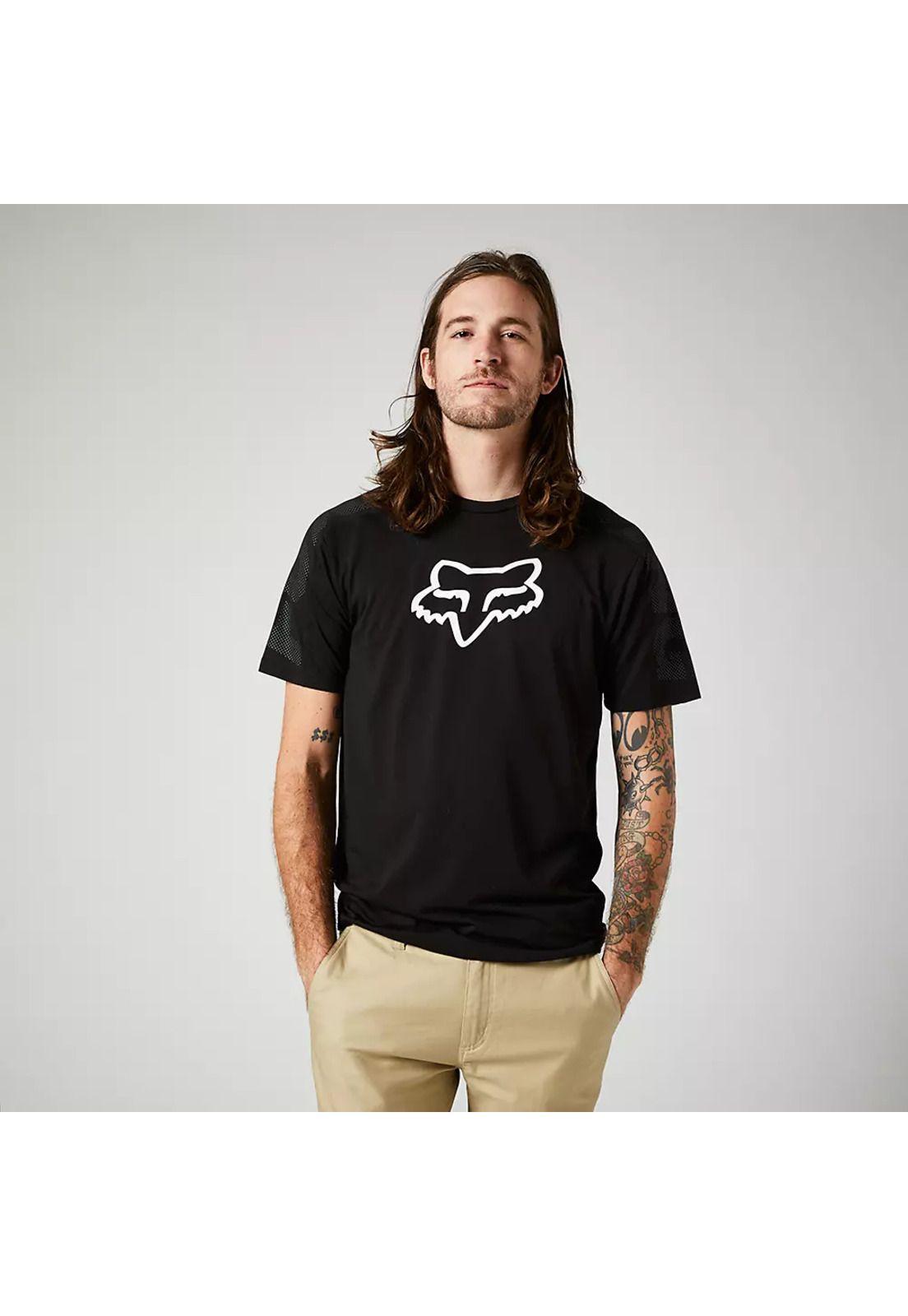 Polera Lifestyle Dvide Negro Fox-0