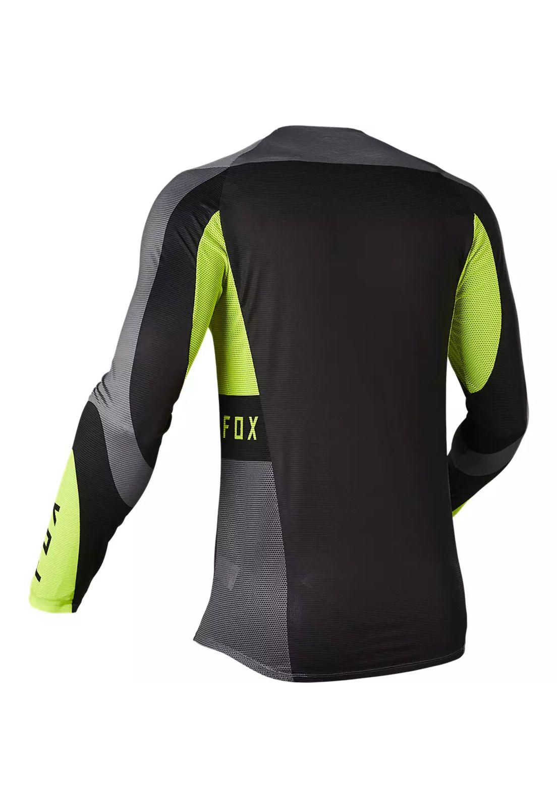 Polera Moto Flexair Mirer Amarillo Fox-1