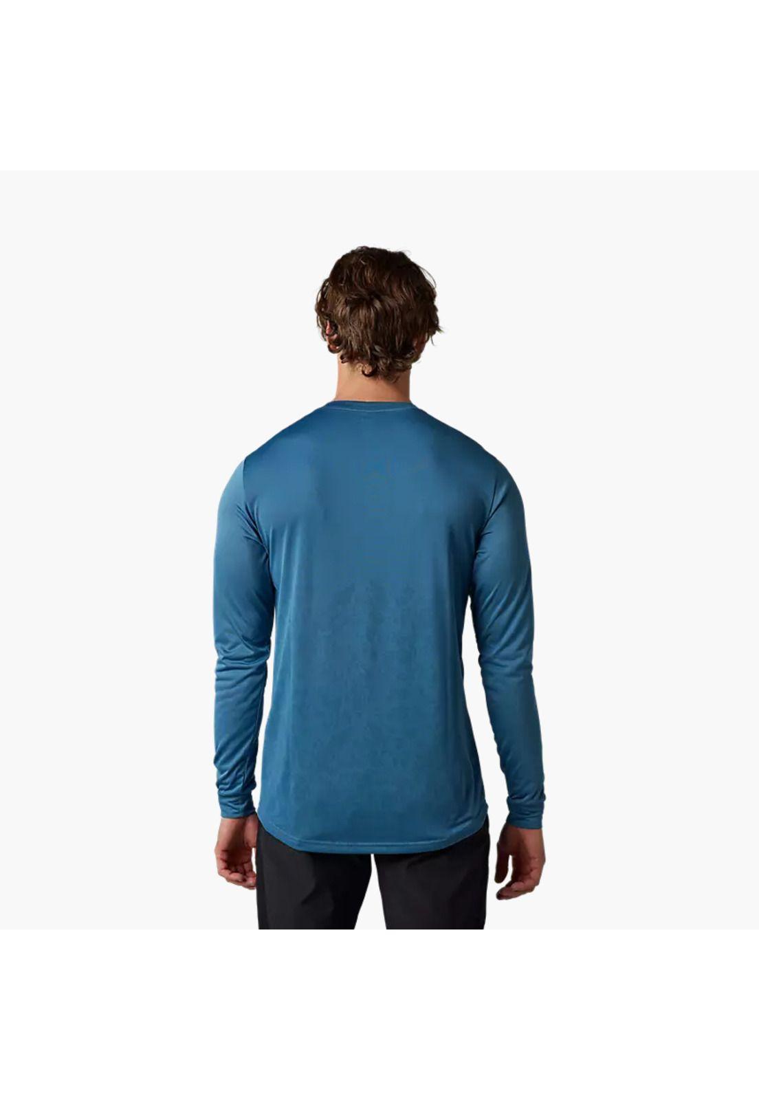 Polera Bicicleta Ranger Trudi™ Manga Larga Azul Fox-2