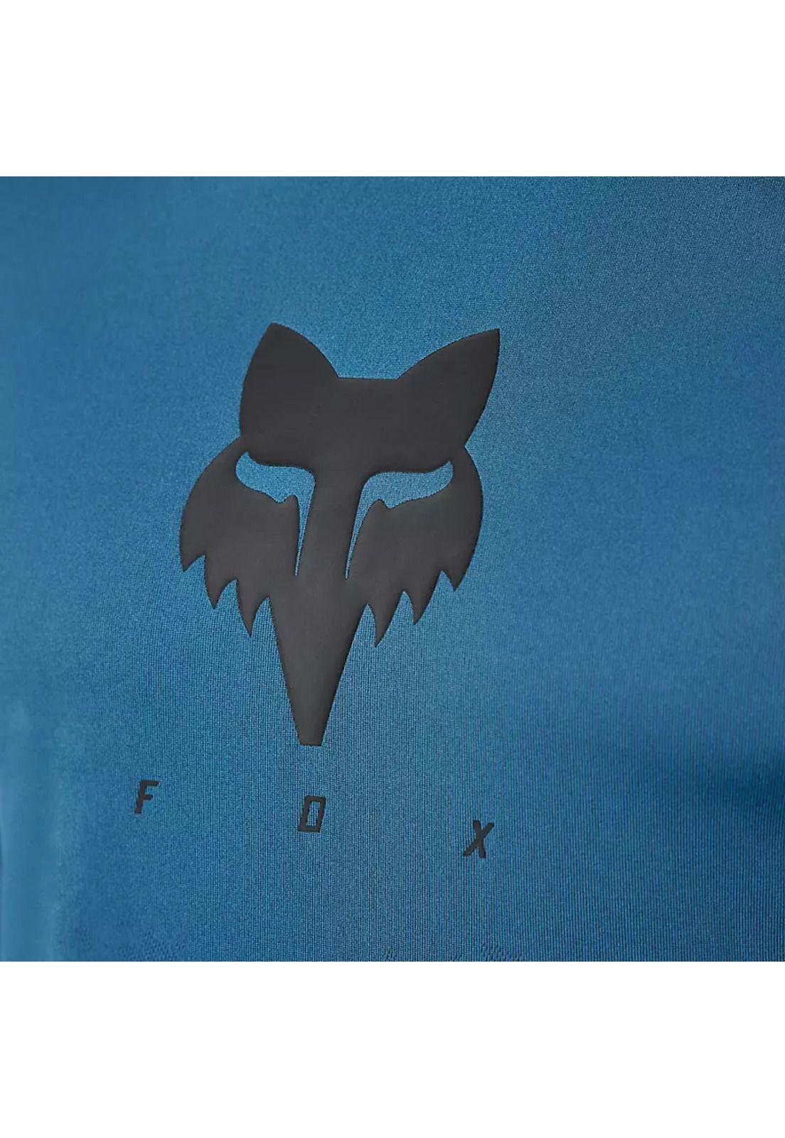 Polera Bicicleta Ranger Trudi™ Manga Larga Azul Fox-3