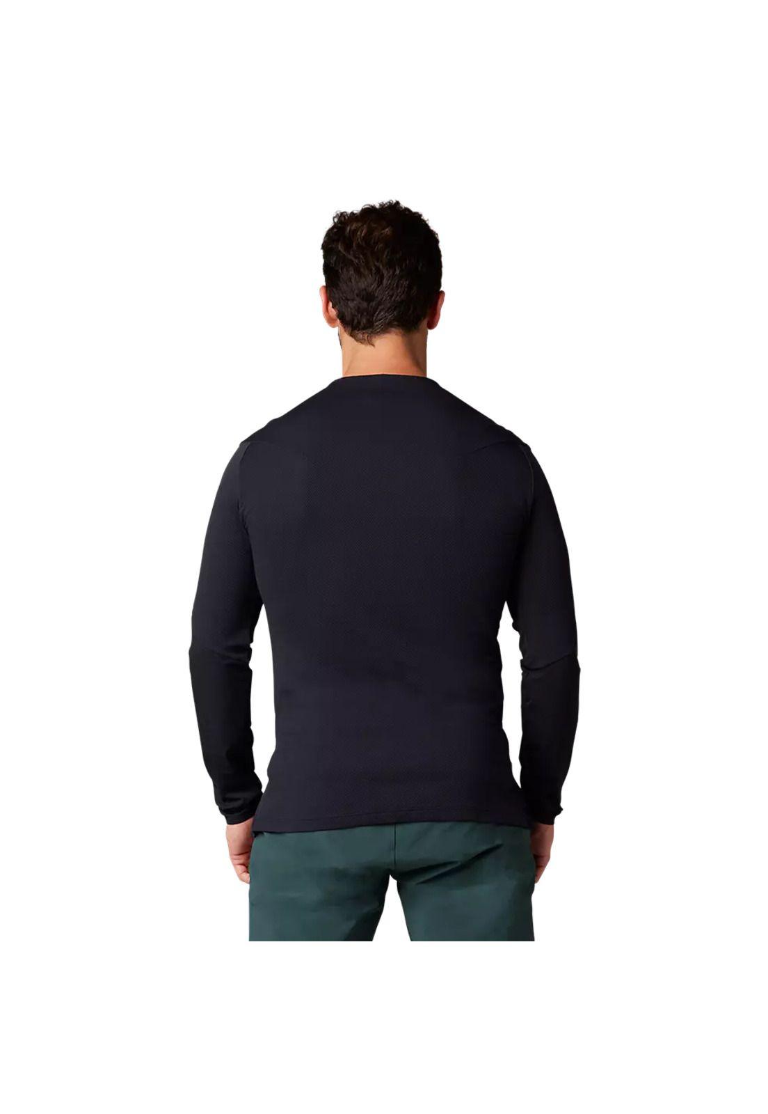 Polera Bicicleta Flexair Pro Manga Larga Negro Fox-2