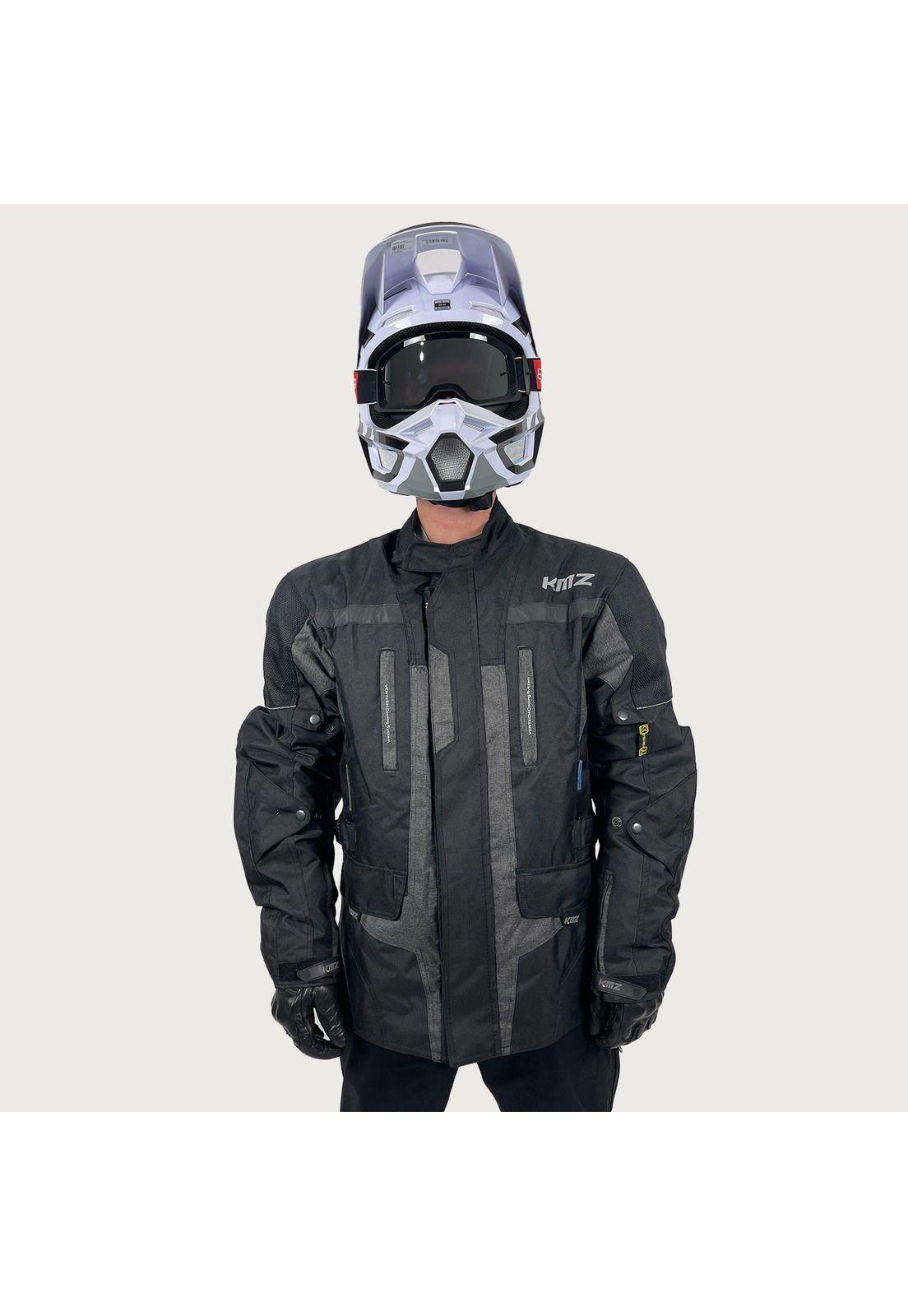 Chaqueta Moto Calle Soma Negro KMZ-0