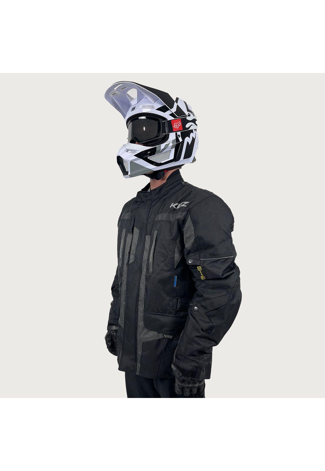 Chaqueta Moto Calle Soma Negro KMZ-2