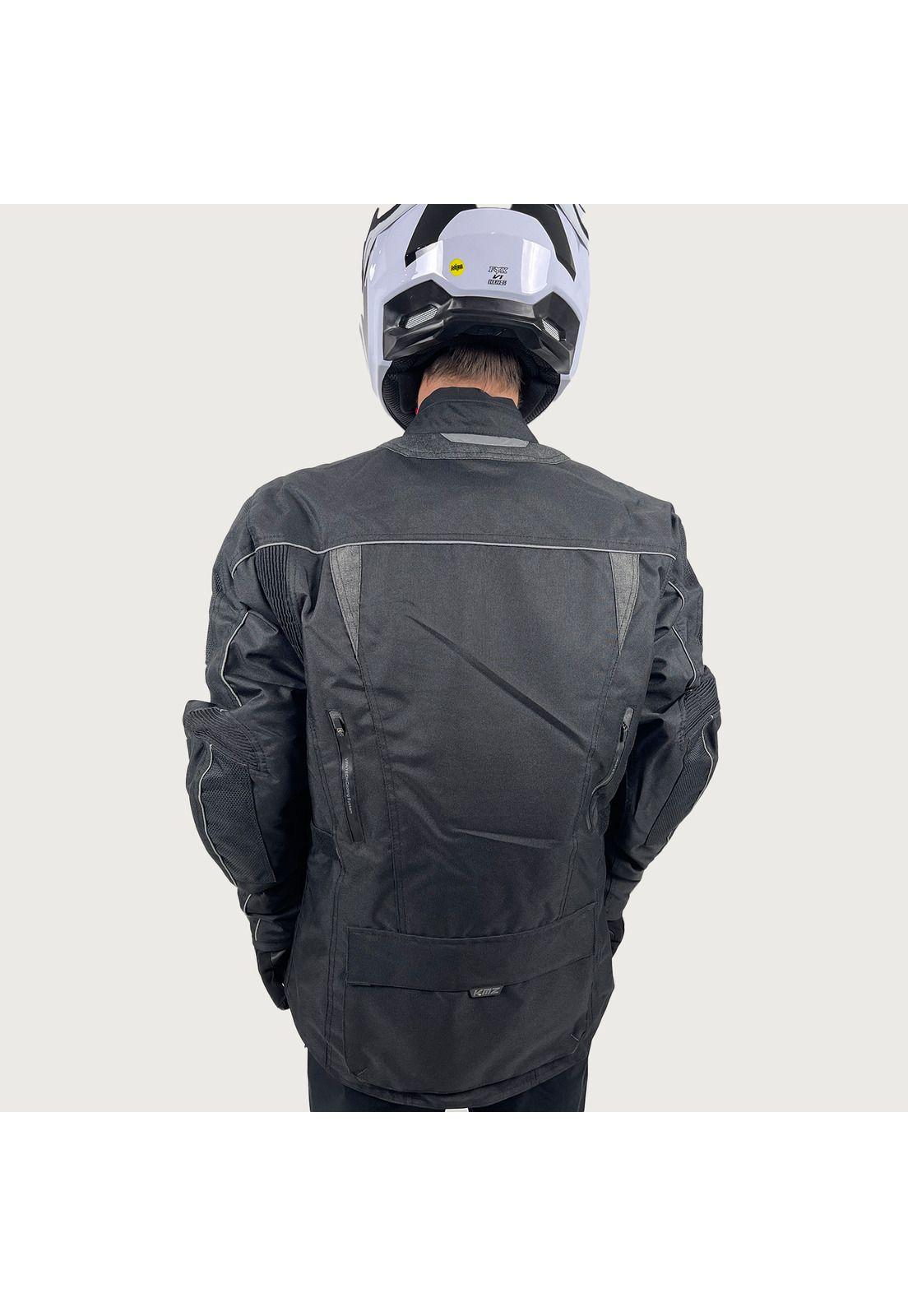 Chaqueta Moto Calle Soma Negro KMZ-3