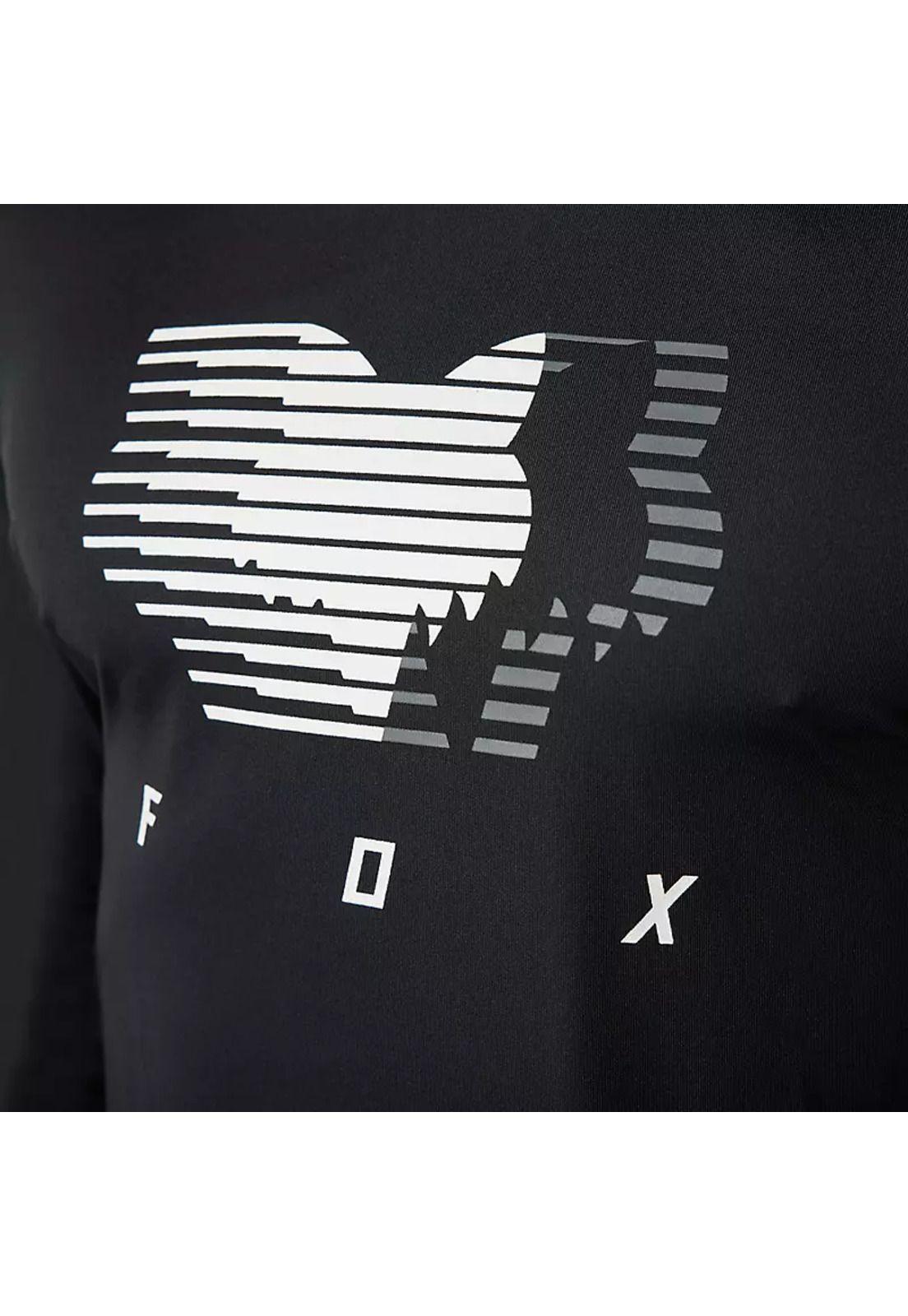 Polera Bicicleta Ranger Dayto Manga Larga Negro Fox-3