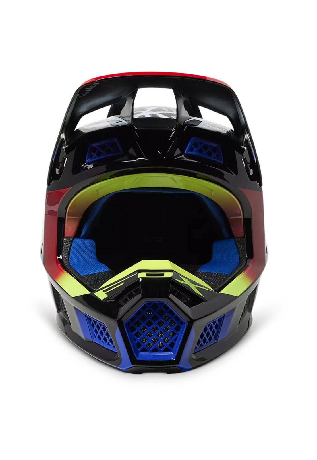 Casco Moto V3 RS Dkay Multicolor Fox-4