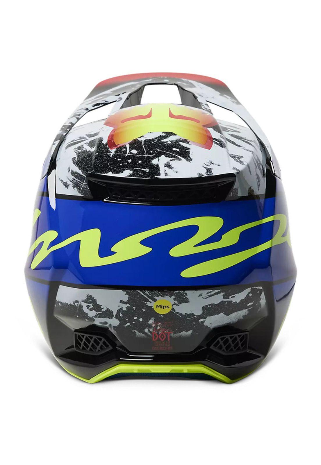 Casco Moto V3 RS Dkay Multicolor Fox-5