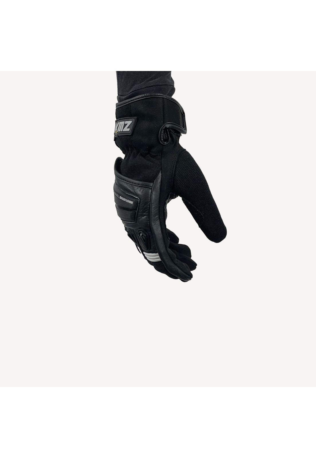 Guantes Moto Calle Raptor LI Negro/Blanco KMZ-1