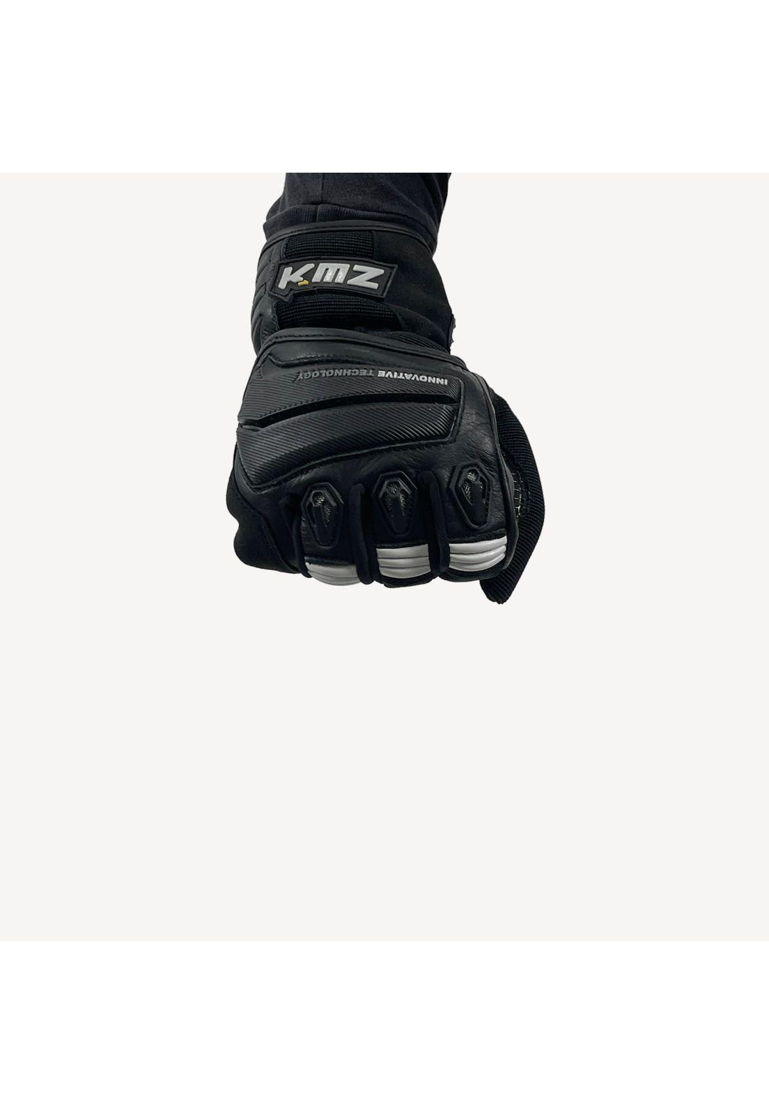Guantes Moto Calle Raptor LI Negro/Blanco KMZ-3