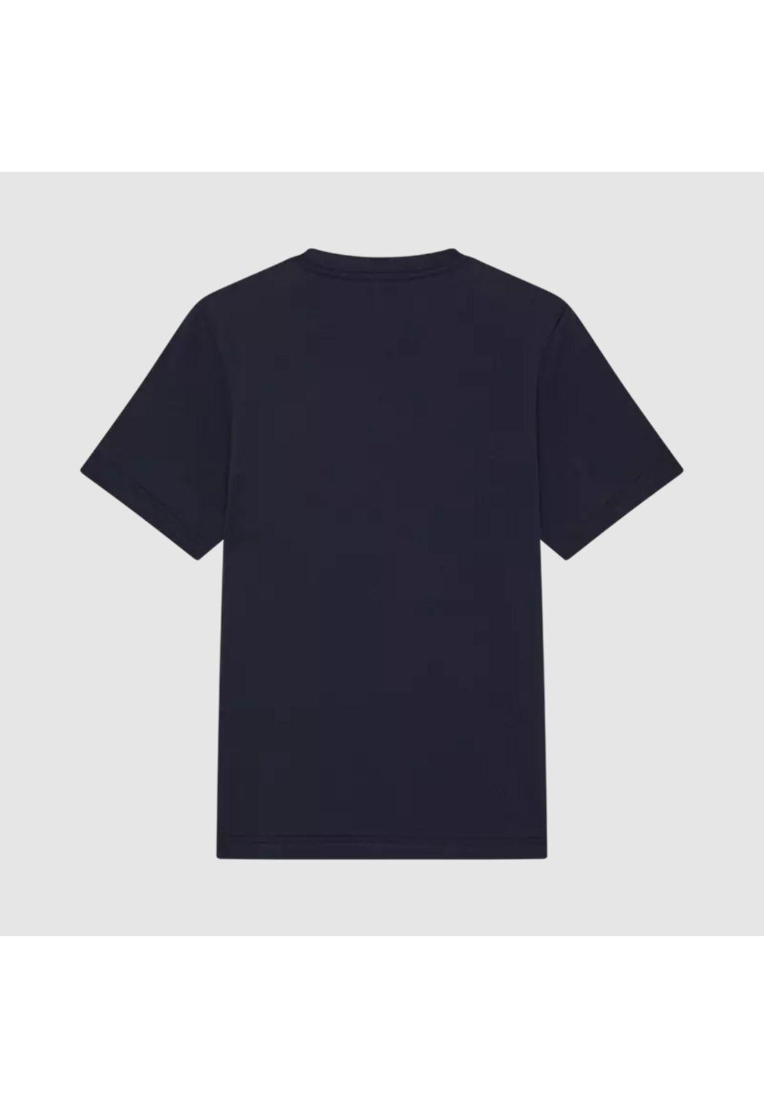 Polera Lifestyle Niño Bark Azul Fox-3