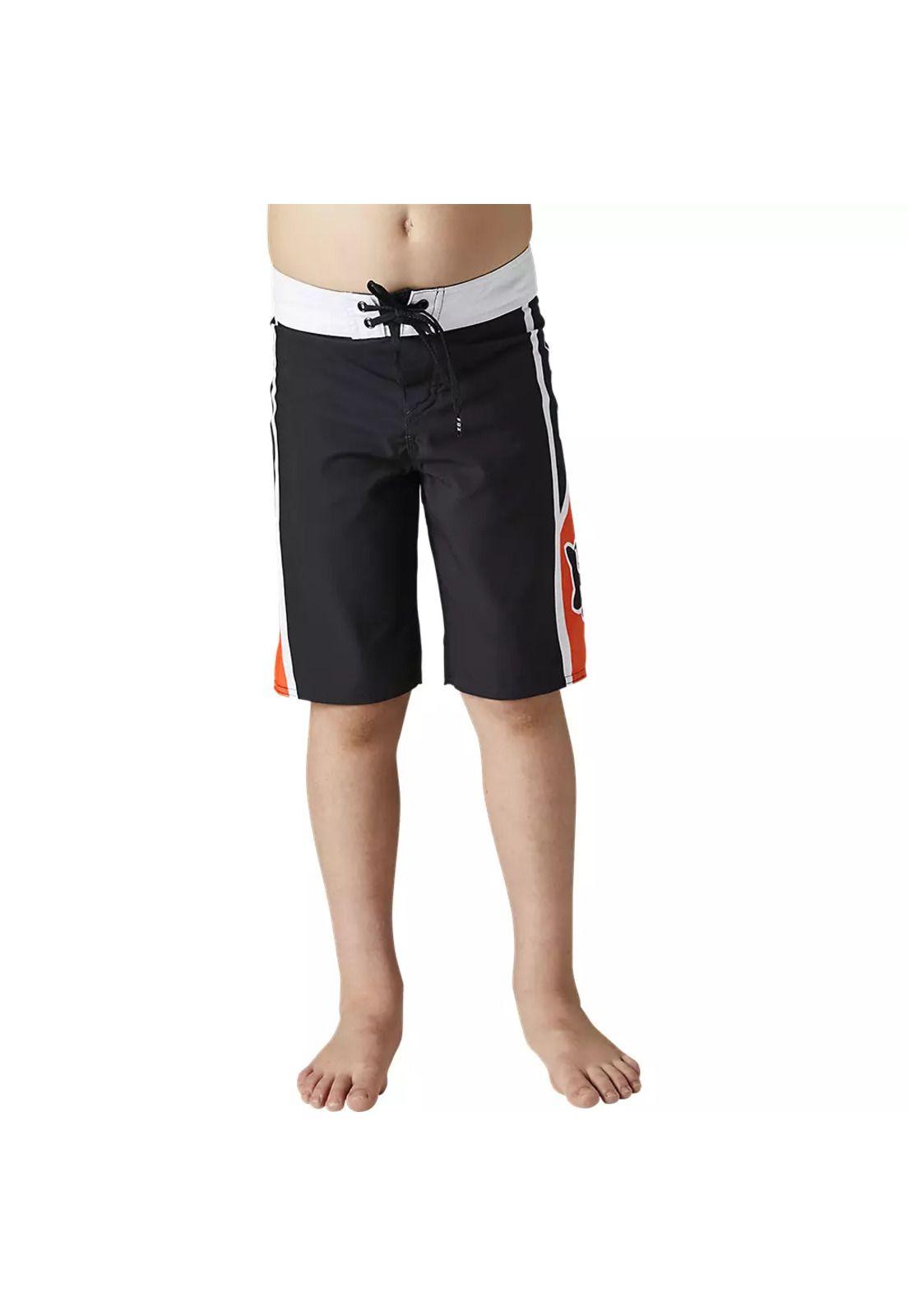 Traje de Baño Lifestyle Niño Boardshort DVIDE Negro Fox-0