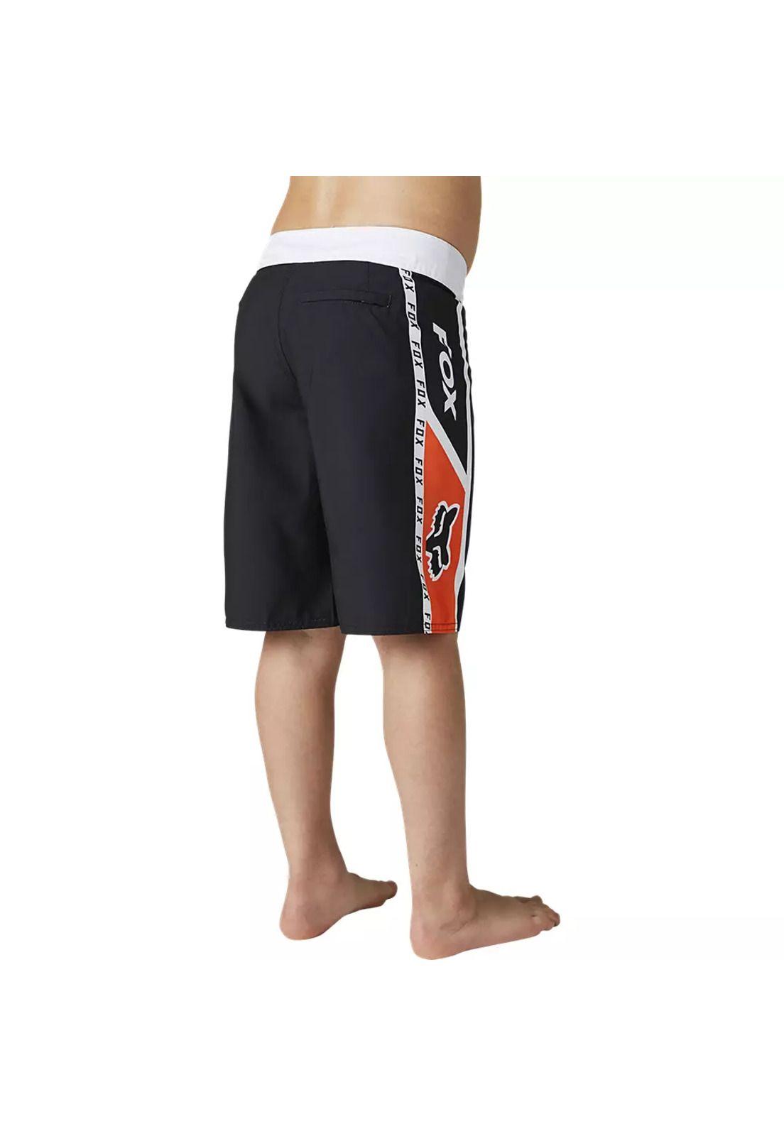 Traje de Baño Lifestyle Niño Boardshort DVIDE Negro Fox-1