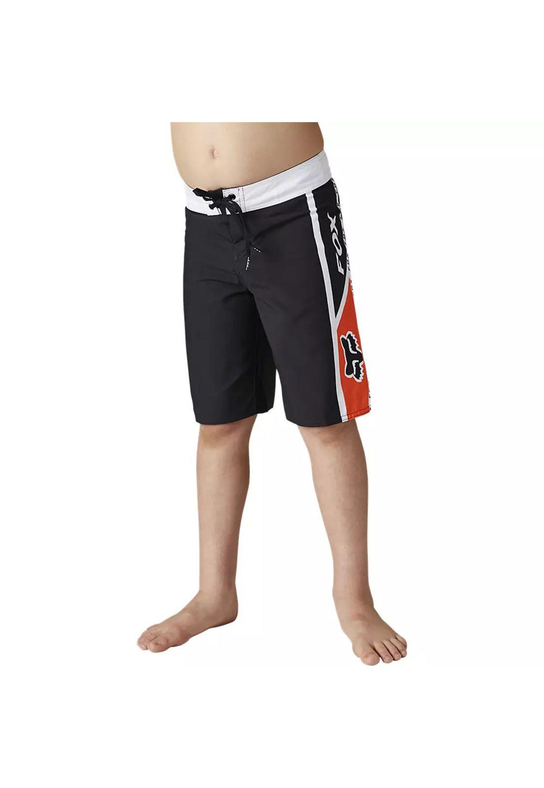 Traje de Baño Lifestyle Niño Boardshort DVIDE Negro Fox-2