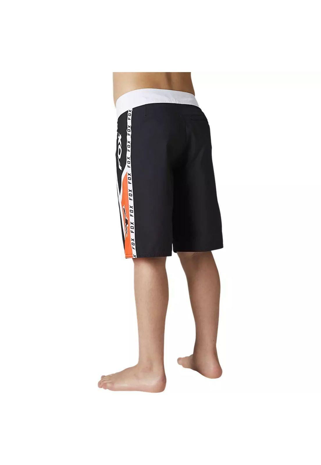 Traje de Baño Lifestyle Niño Boardshort DVIDE Negro Fox-3