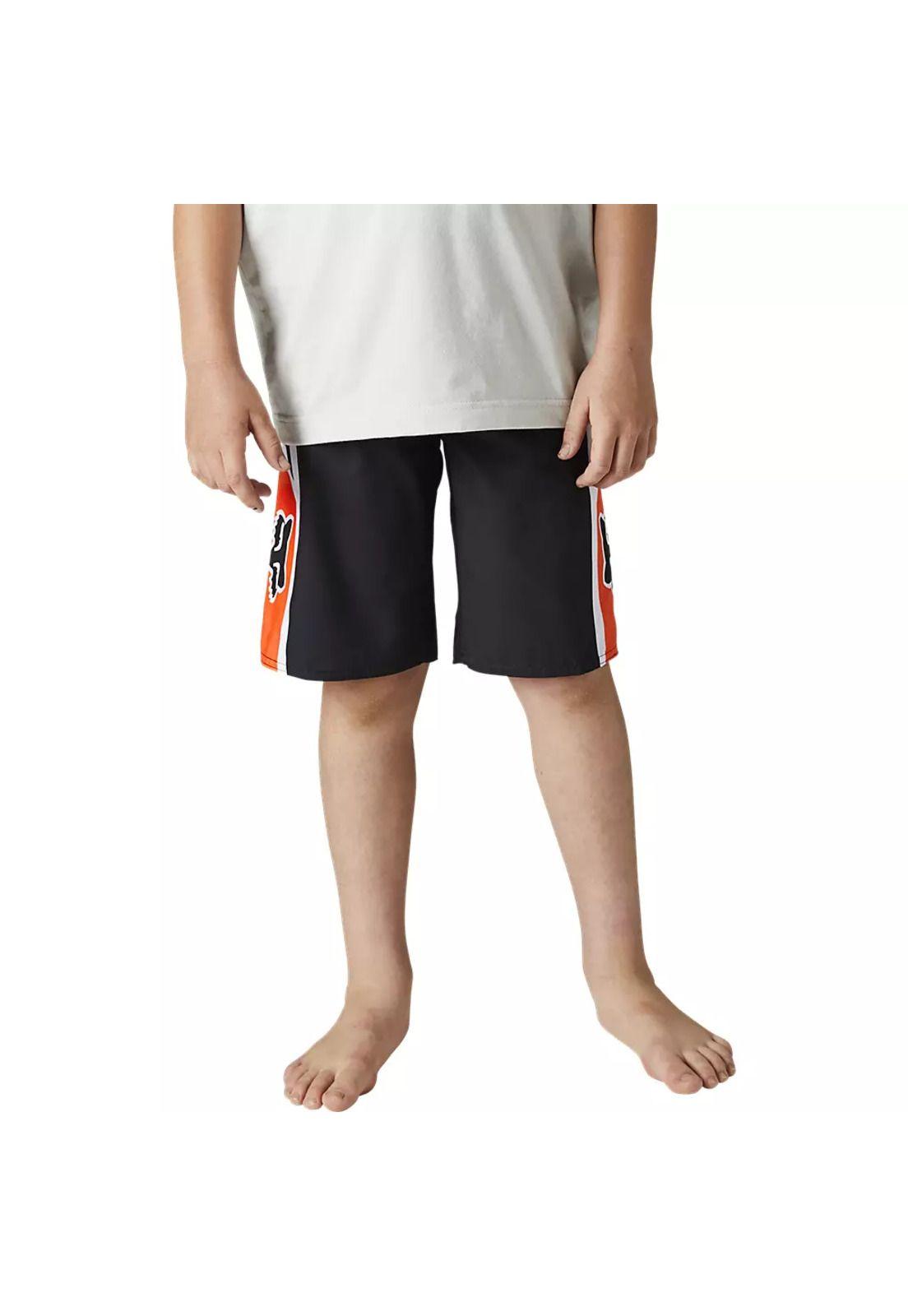 Traje de Baño Lifestyle Niño Boardshort DVIDE Negro Fox-4