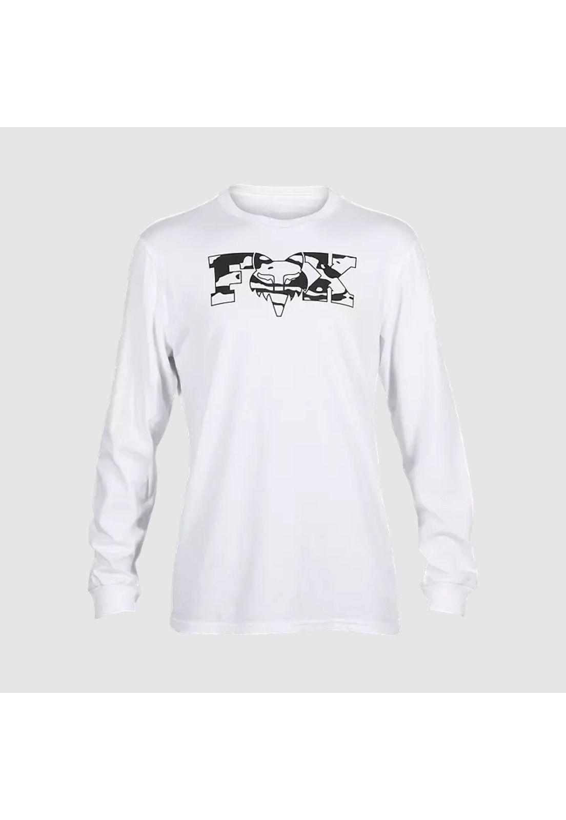 Polera Lifestyle Cienega Manga Larga Blanco Fox-1