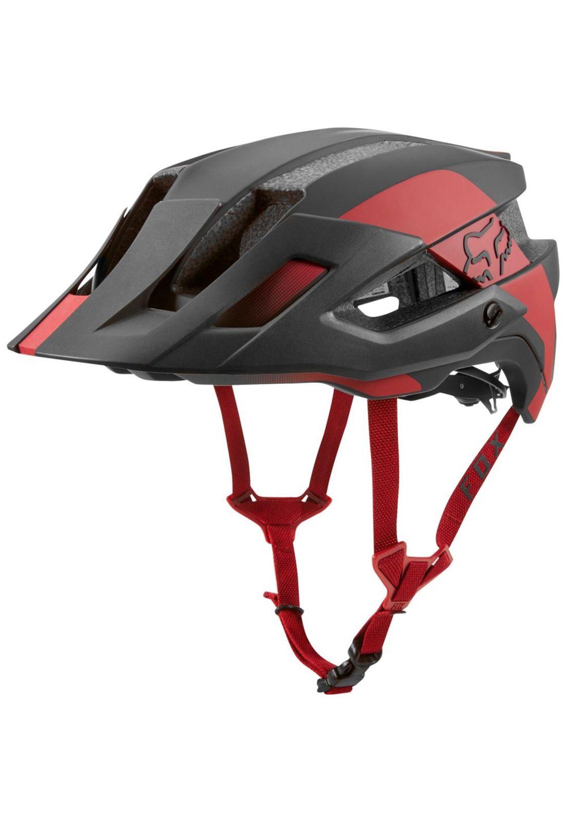 Casco Bicicleta Flux Mips Conduit Negro Rojo Fox-0
