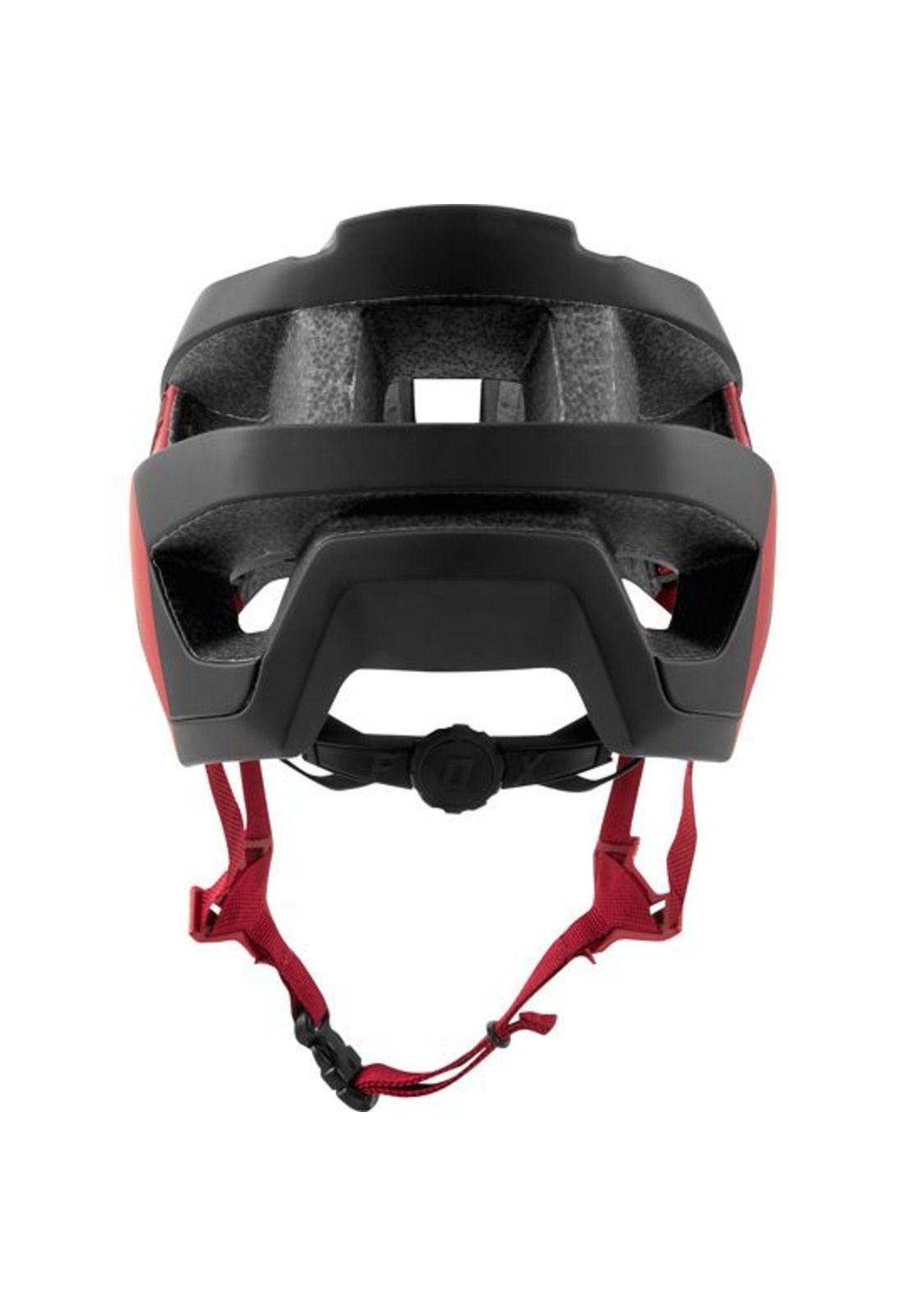 Casco Bicicleta Flux Mips Conduit Negro Rojo Fox-3