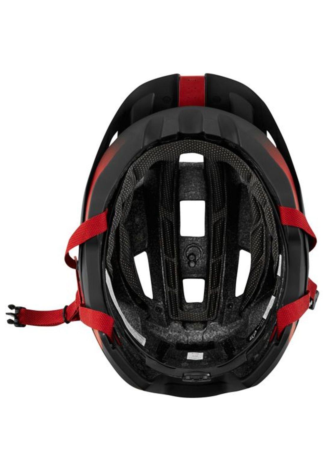 Casco Bicicleta Flux Mips Conduit Negro Rojo Fox-4
