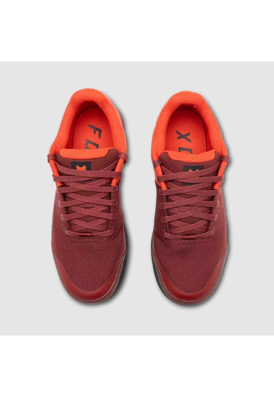 Zapatillas Bicicleta Union Canvas Rojo Fox-2