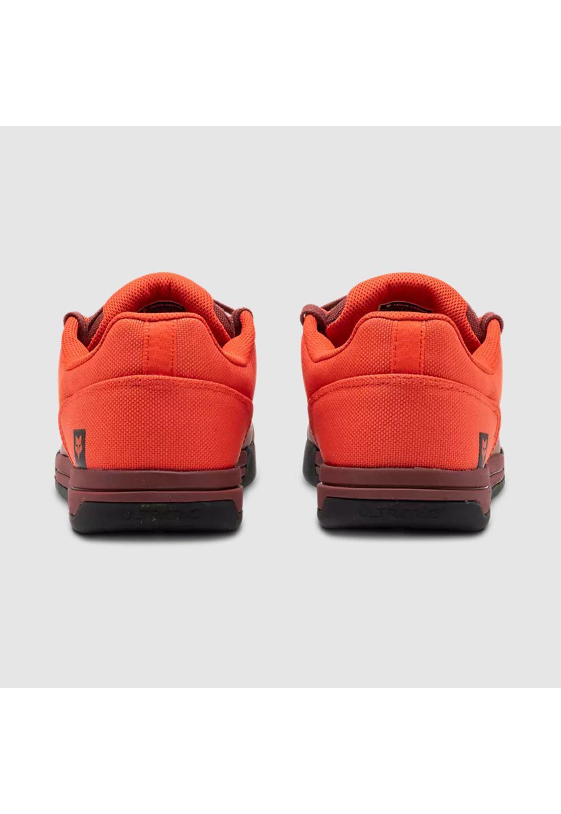 Zapatillas Bicicleta Union Canvas Rojo Fox-5