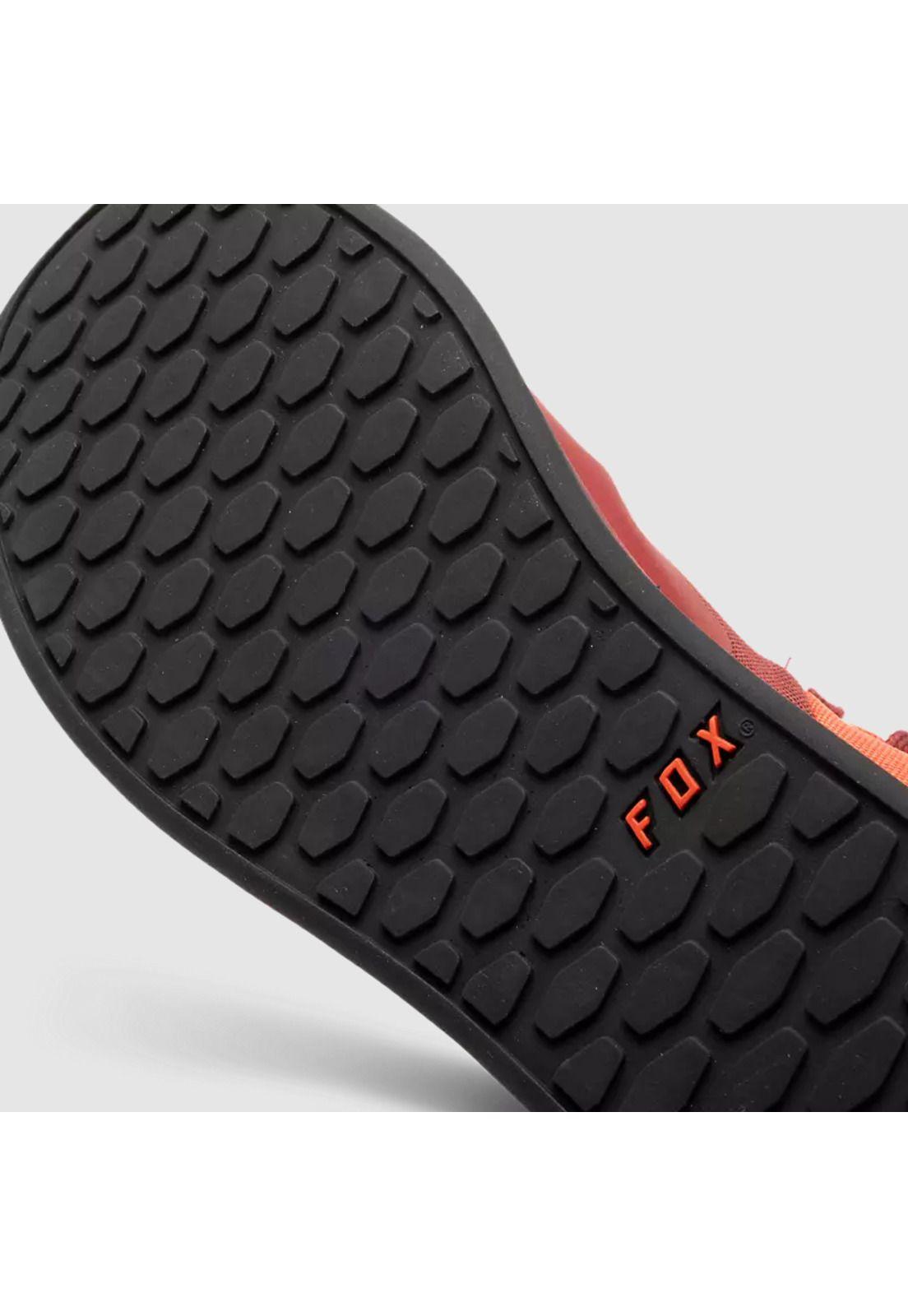 Zapatillas Bicicleta Union Canvas Rojo Fox-6