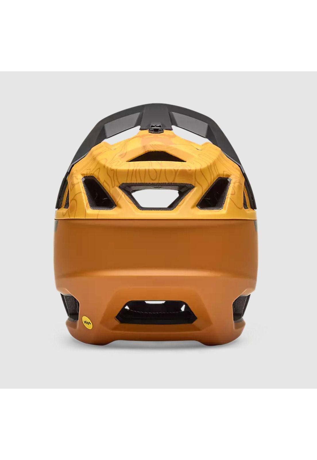 Casco Bicicleta New Proframe Frecuency Amarillo Fox-4