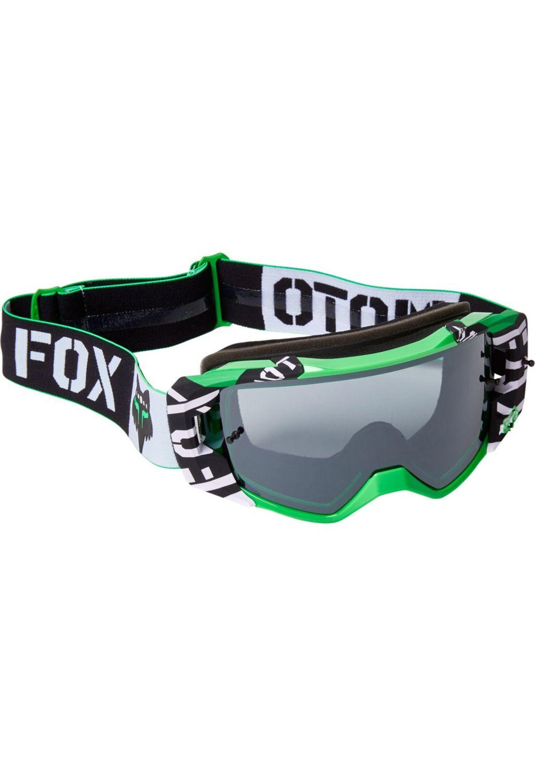 Antiparras Moto Vue Nobyl Blanco/Verde Fox-0