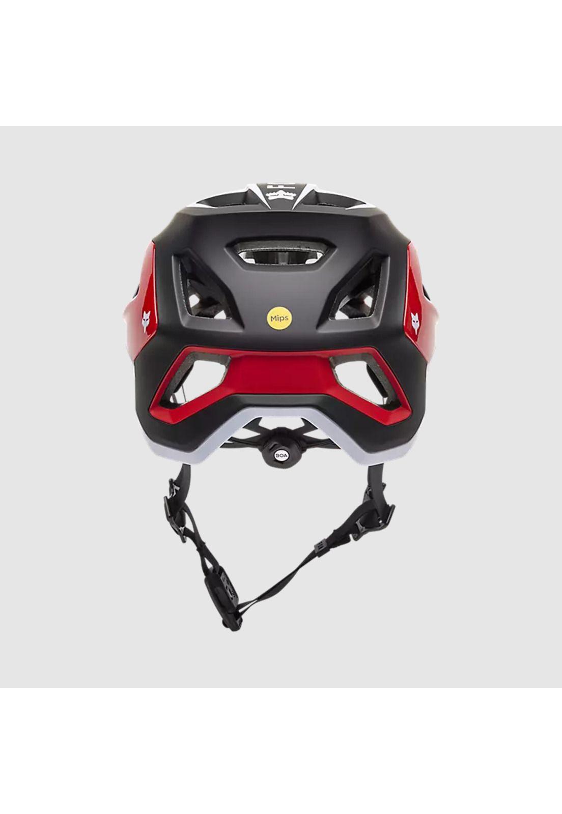 Casco Bicicleta New Speedframe Pro Defy Rojo Fox-3