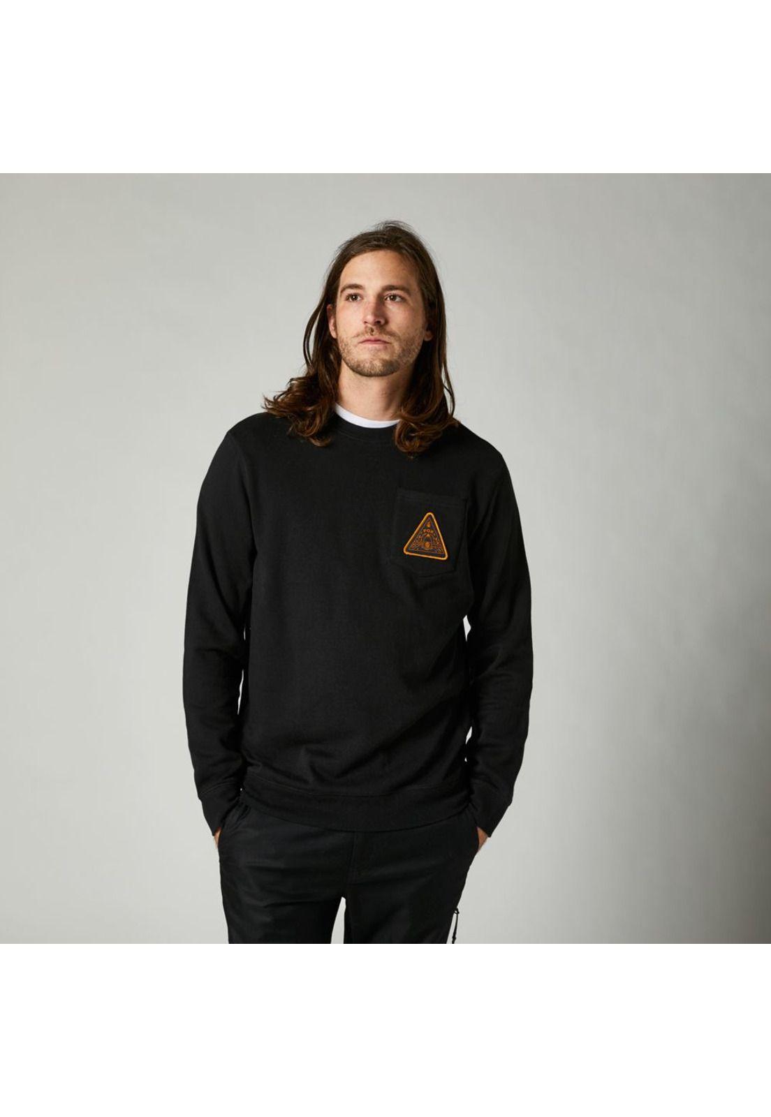 Poleron Lifestyle Shinbone Negro Fox-2