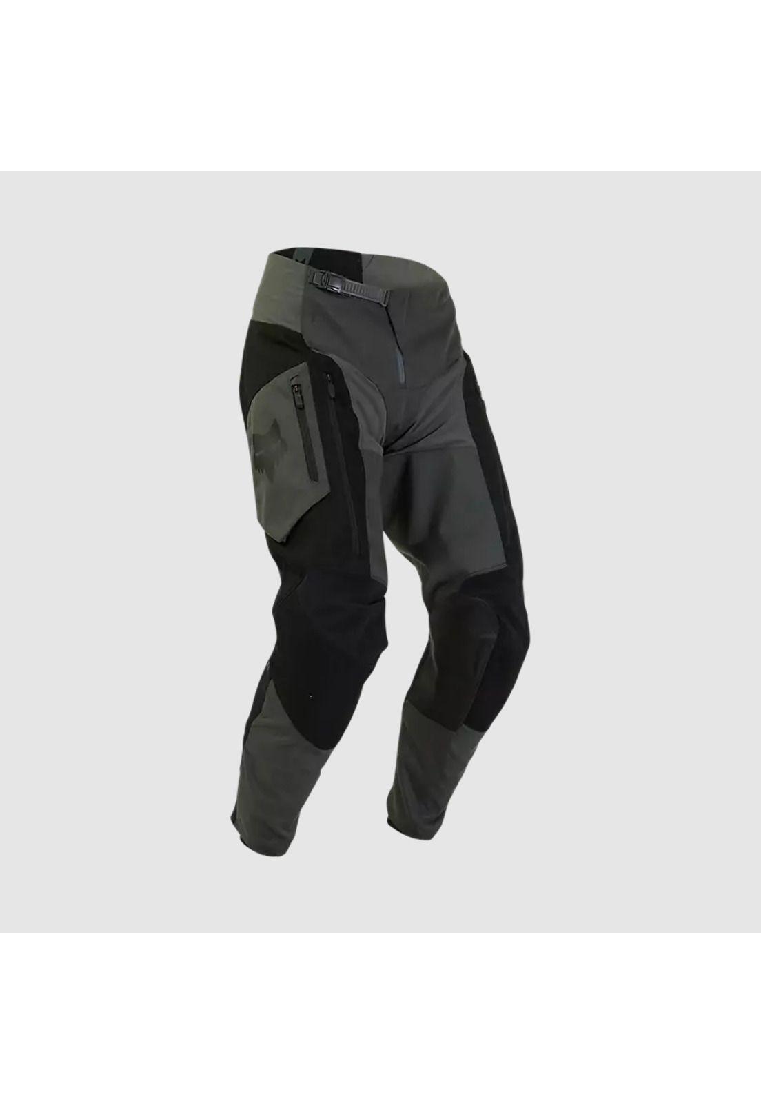 Pantalon Moto Ranger Offroad Gris Oscuro Fox-0