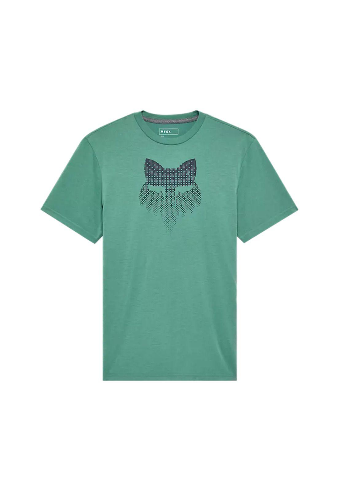 Polera Lifestyle Blur Tech Verde Fox-0