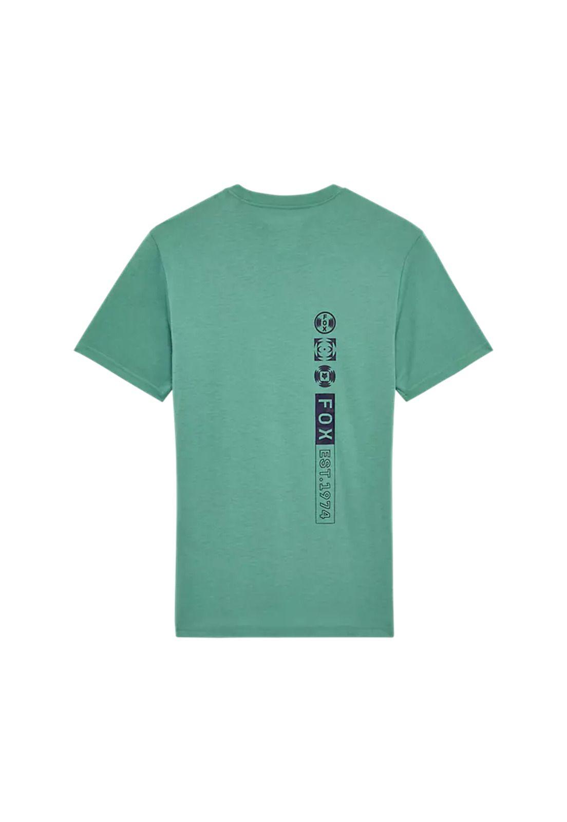 Polera Lifestyle Blur Tech Verde Fox-1