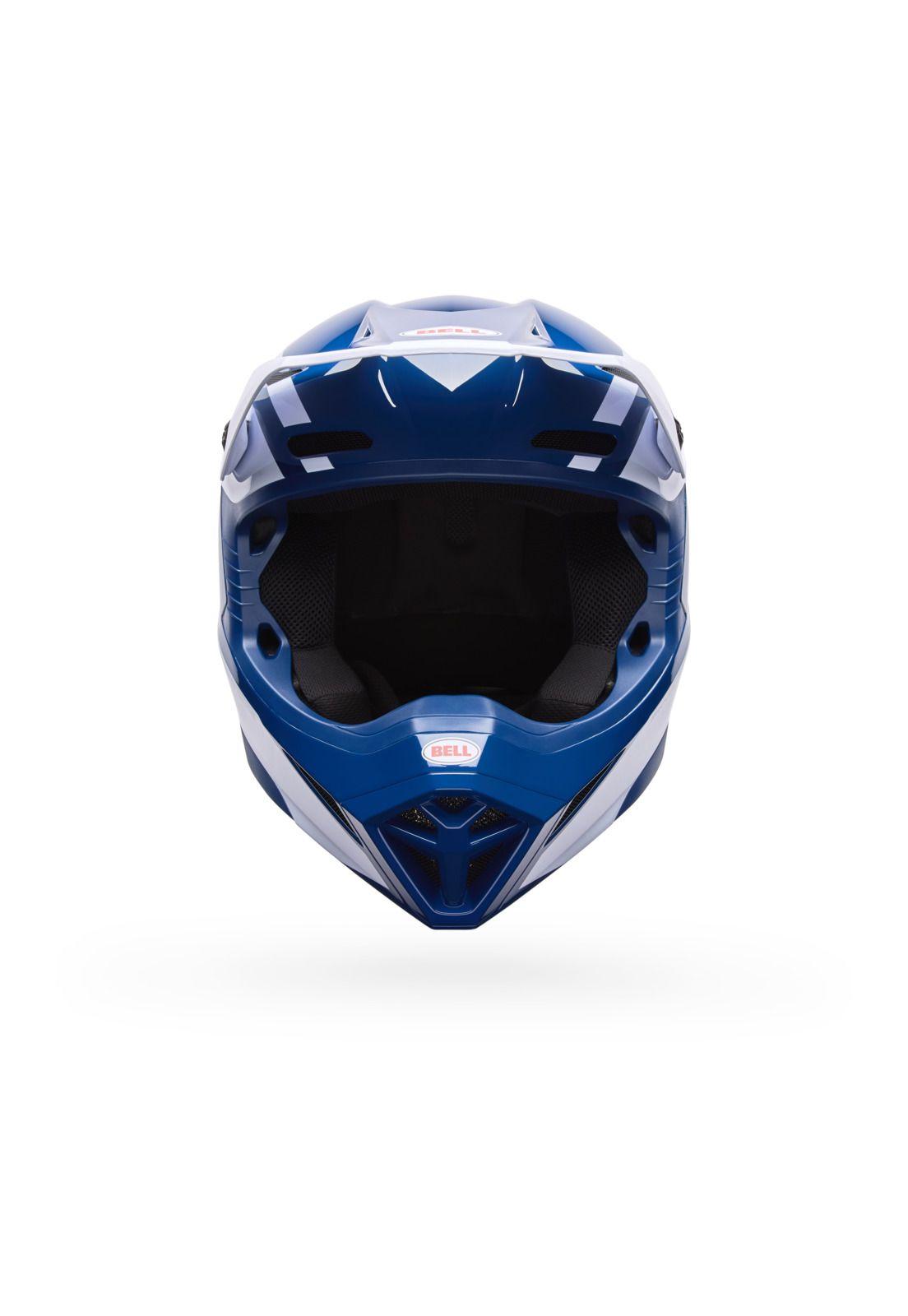 Casco Moto MX-10 Azul/Blanco Bell-2