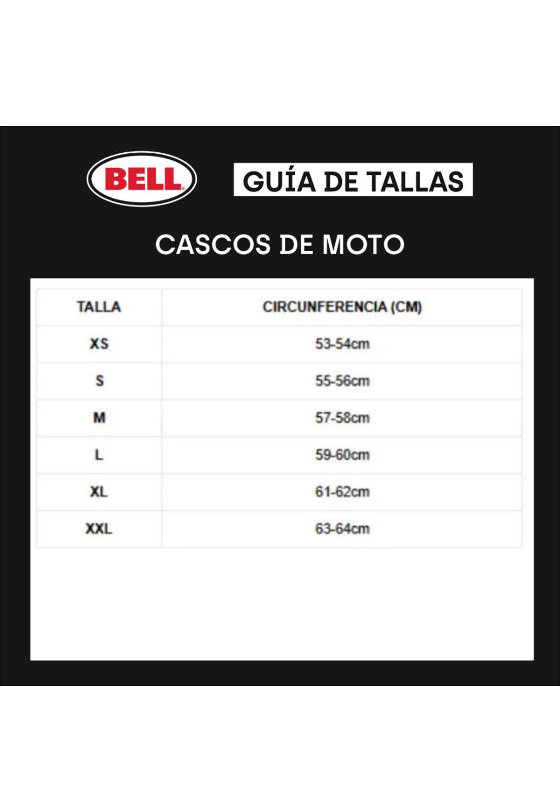 Casco Moto MX-10 Azul/Blanco Bell-5