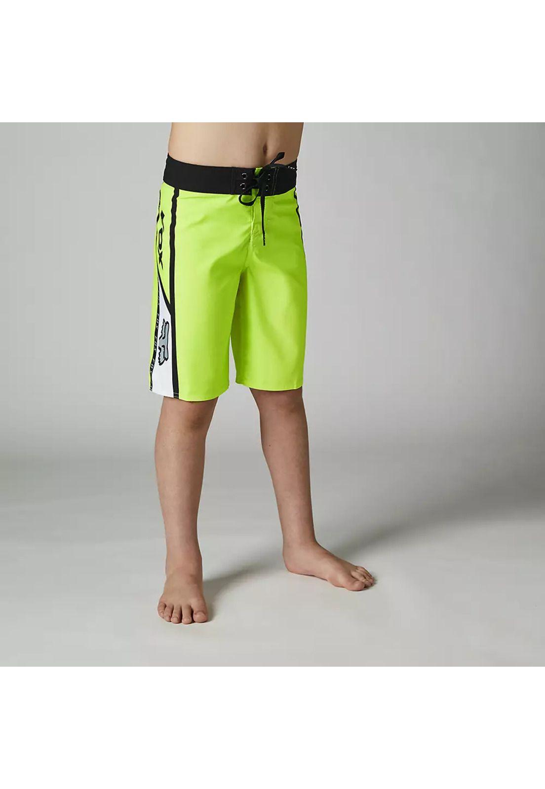 Traje de Baño Lifestyle Niño Boardshort DVIDE Amarillo Fox-0