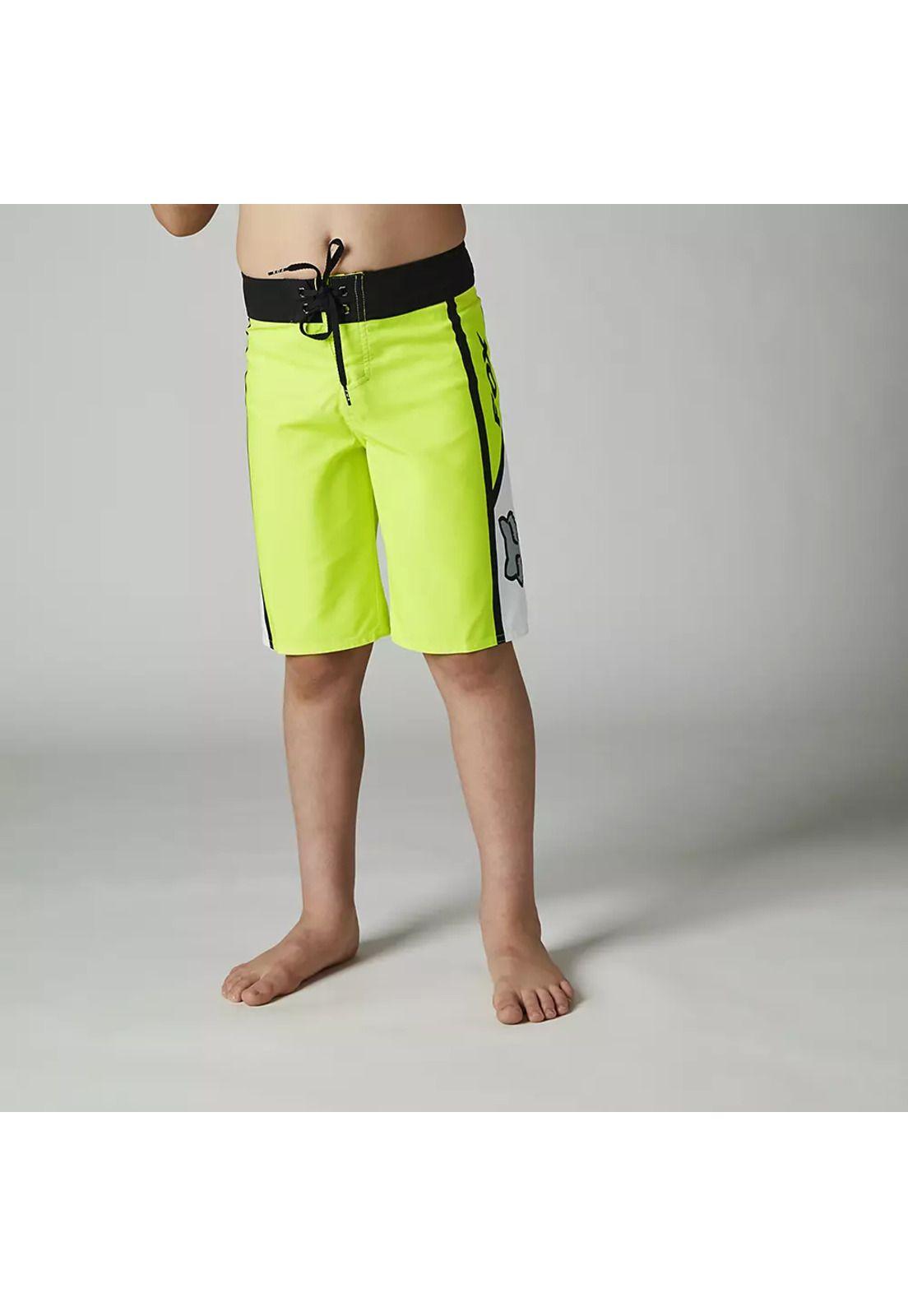 Traje de Baño Lifestyle Niño Boardshort DVIDE Amarillo Fox-2