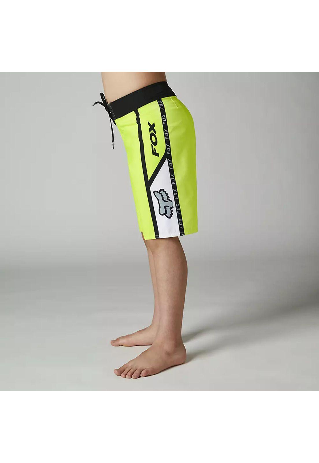 Traje de Baño Lifestyle Niño Boardshort DVIDE Amarillo Fox-3