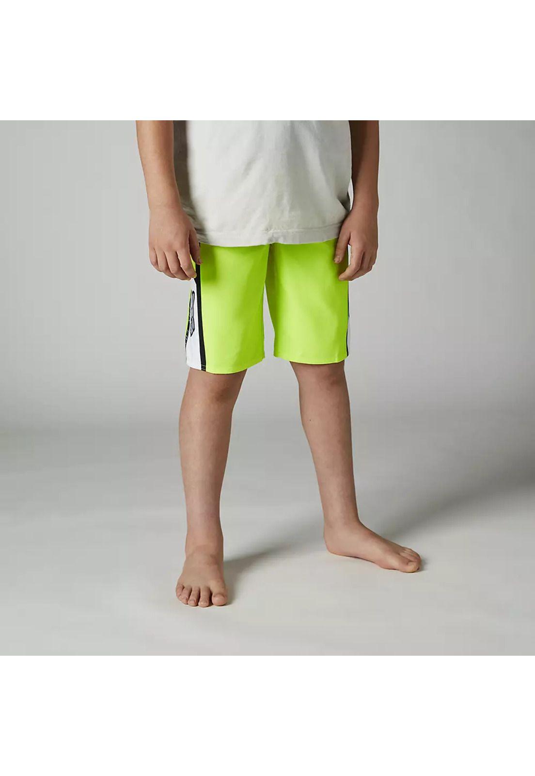 Traje de Baño Lifestyle Niño Boardshort DVIDE Amarillo Fox-4