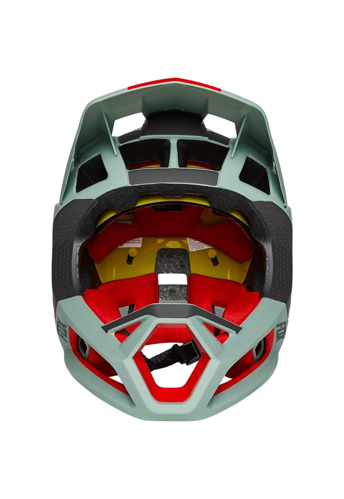 Casco Bicicleta Proframe Blocked Gris Fox-4