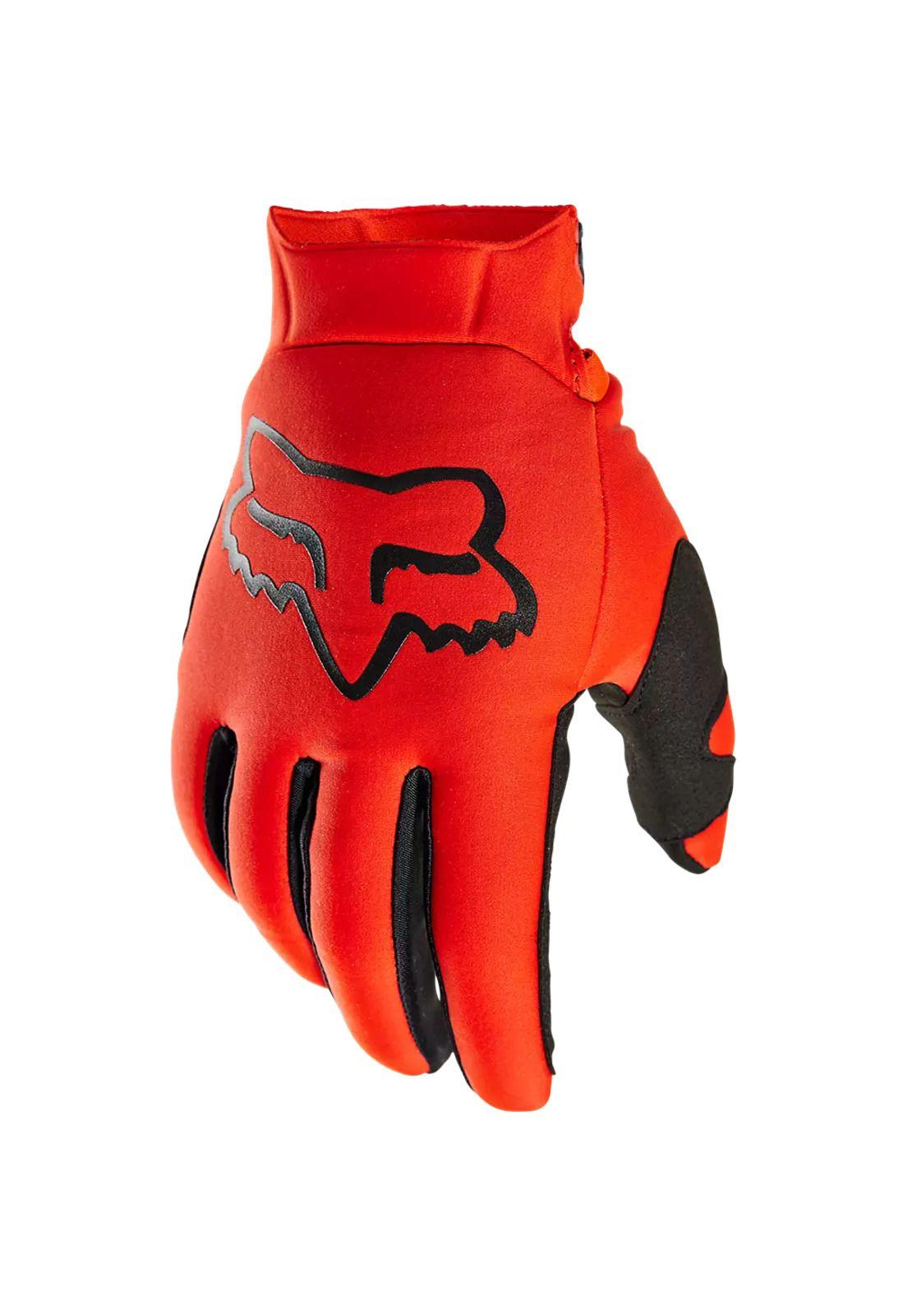 Guantes Moto Defend Thermo Offroad Naranjo Fox-0