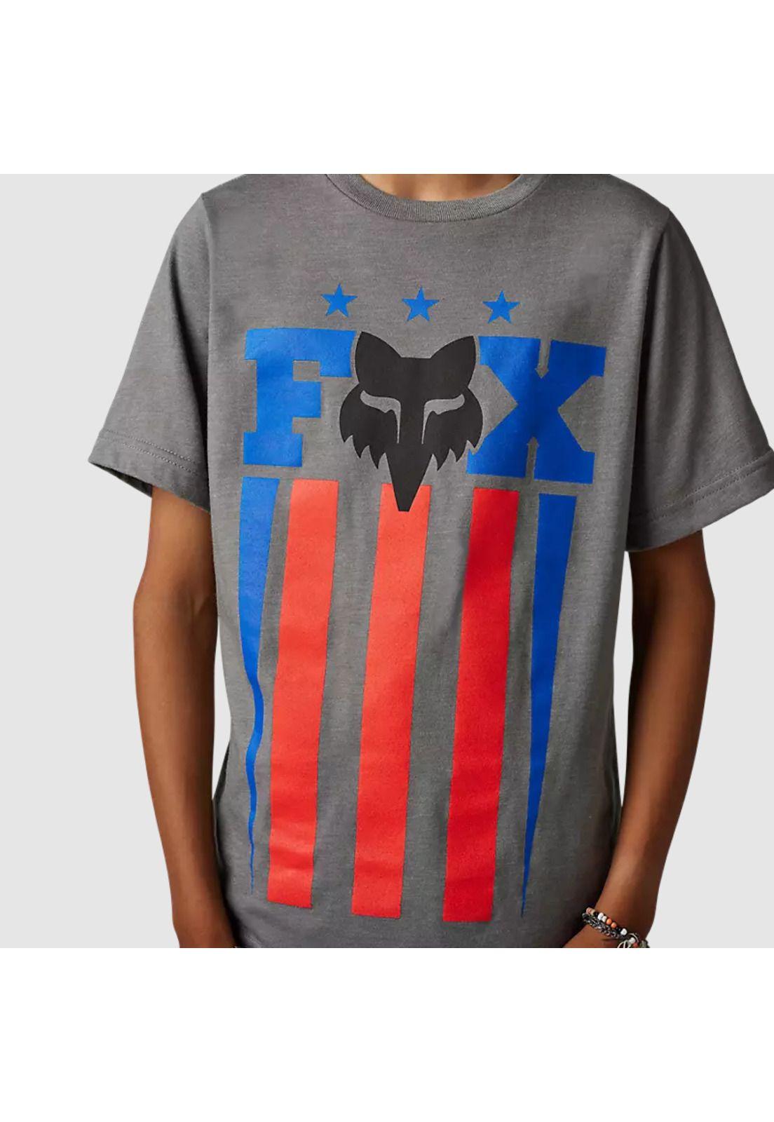 Polera Lifestyle Niño Unity Gris Fox-2
