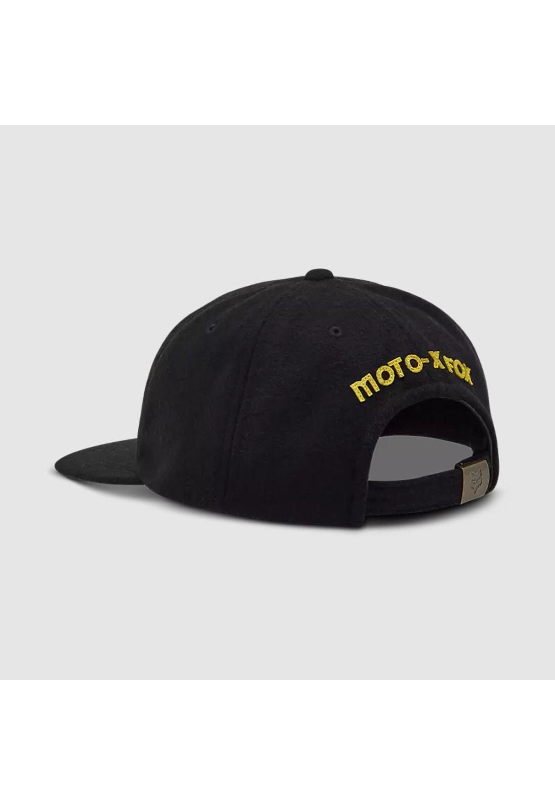 Gorro Jockey Lifestyle Big F Ajustable Negro Fox-2
