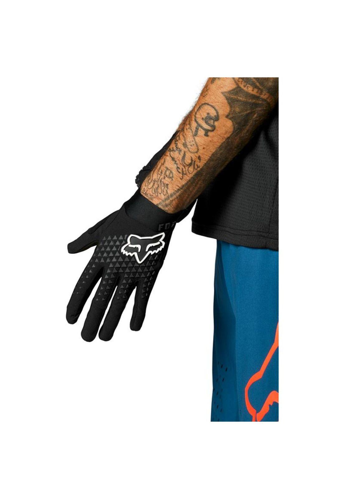 Guantes Bicicleta Defend Negro Fox-0
