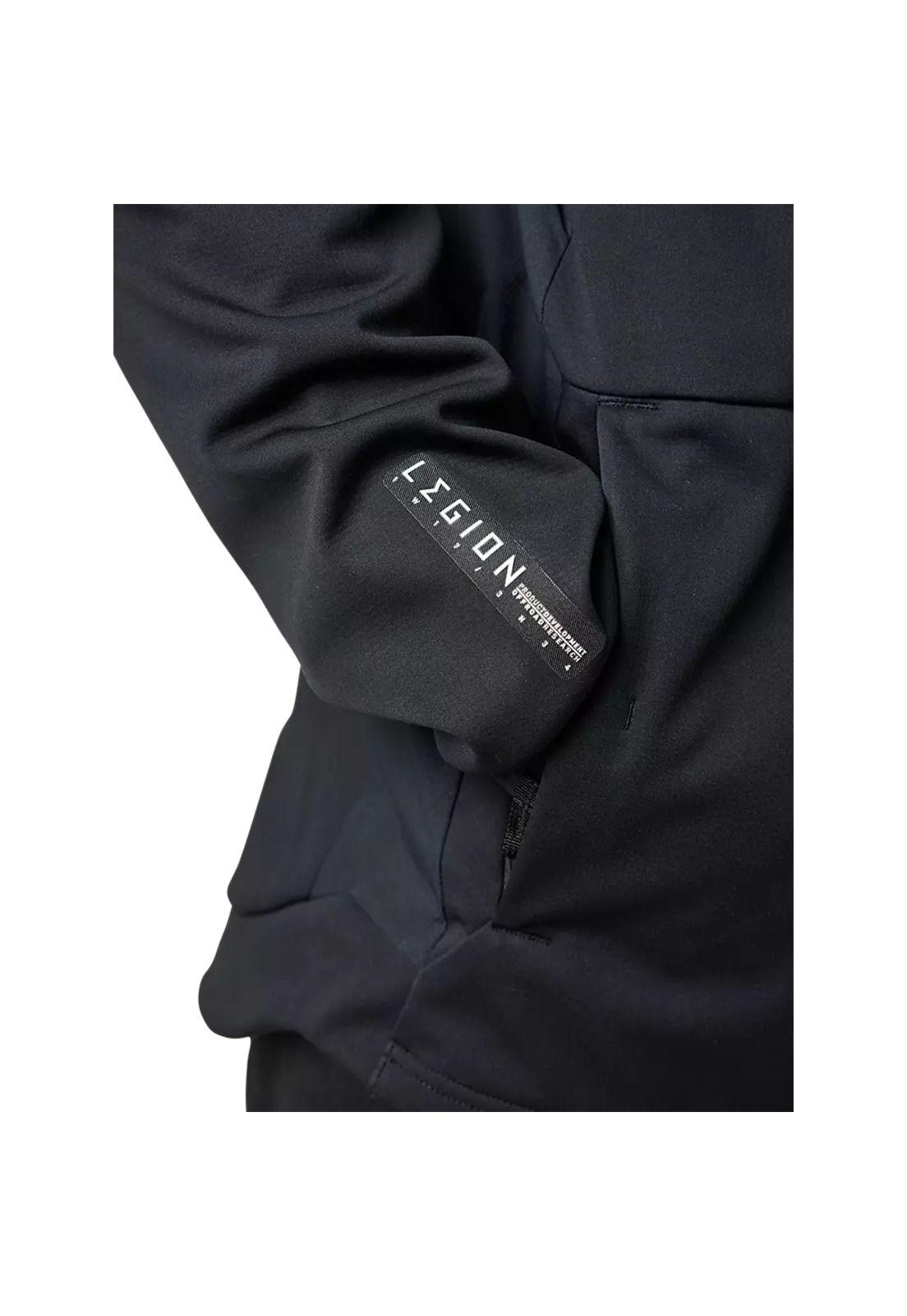 Chaqueta Moto Defend Drive Windblock Zip Negro Fox-9