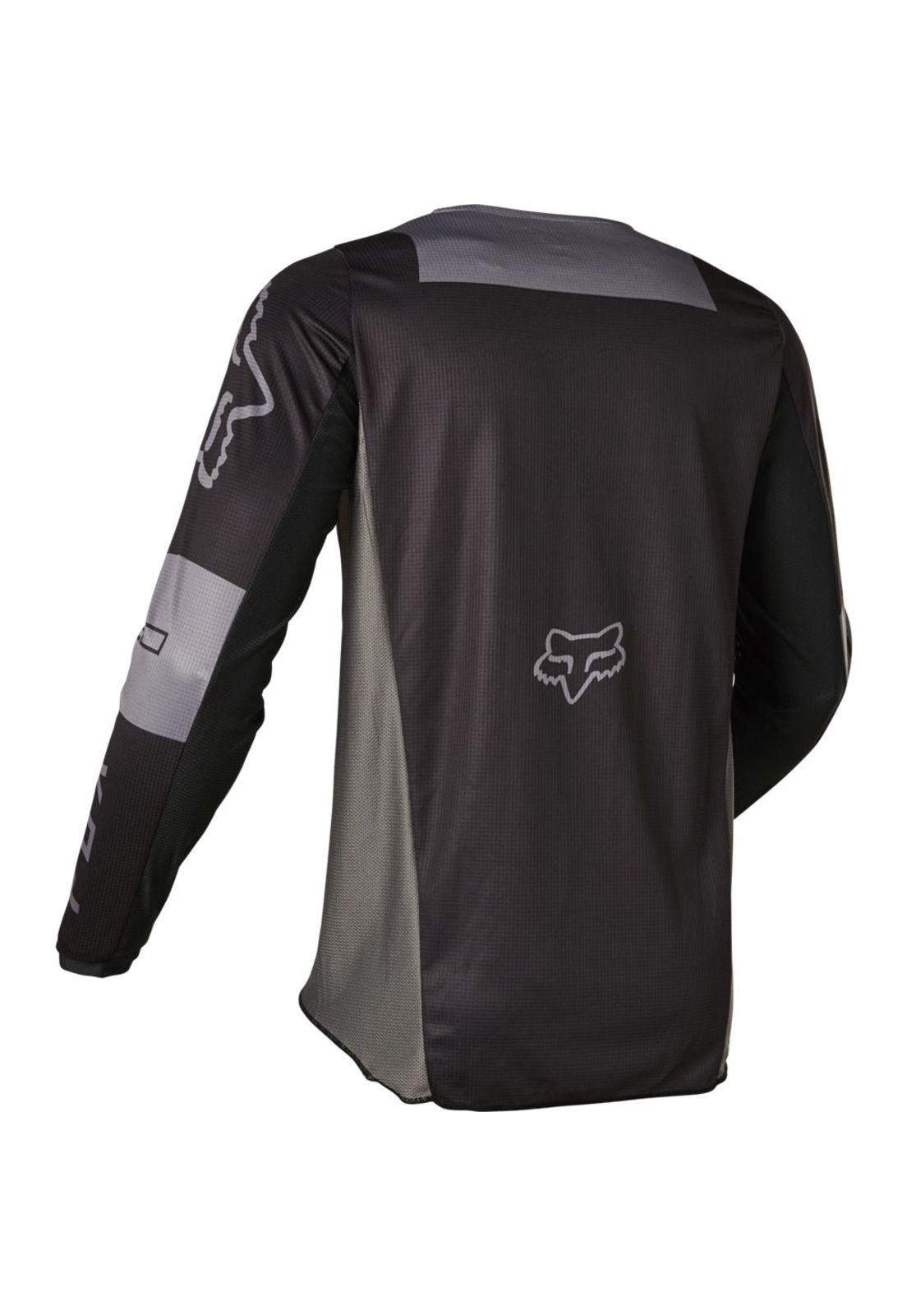 Polera Moto 180 Lux Negro/Gris Fox-2