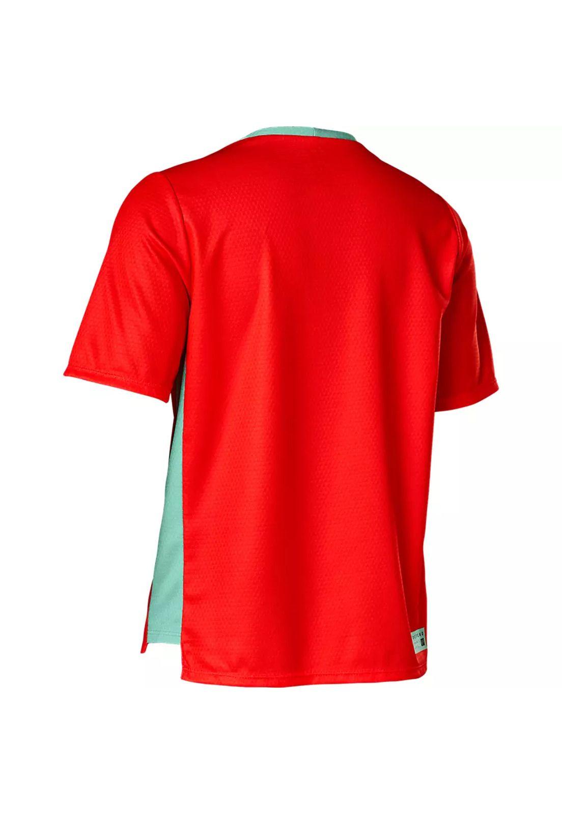 Polera Bicicleta Niño Defend Rojo Fox-1