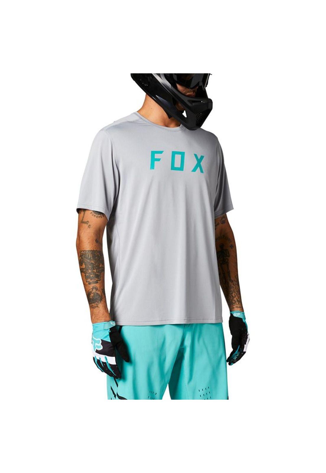 Polera Bicicleta Ranger Gris Fox-0